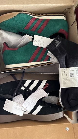 Zapatillas Adidas Verdes y Negras