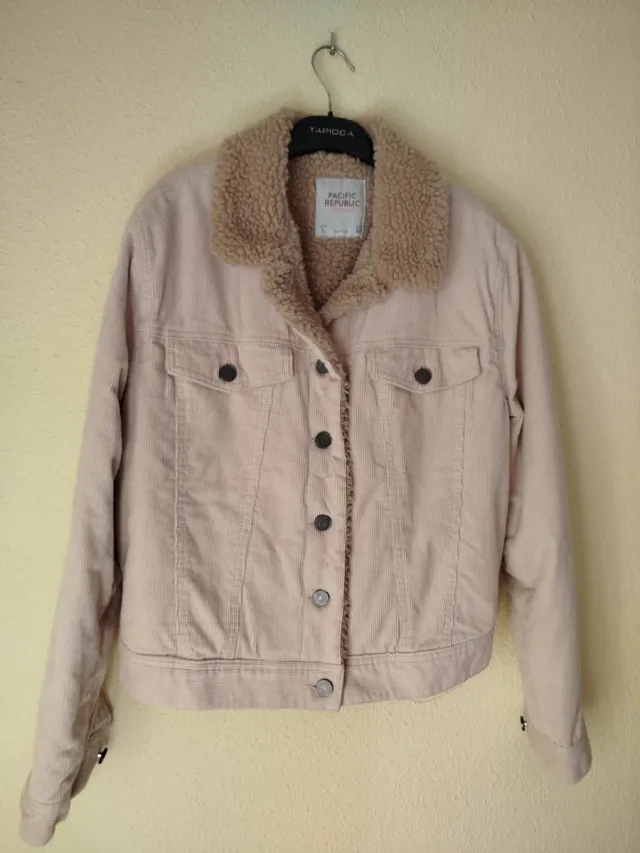 Cazadora pana Pacific Republic Beige Talla L
