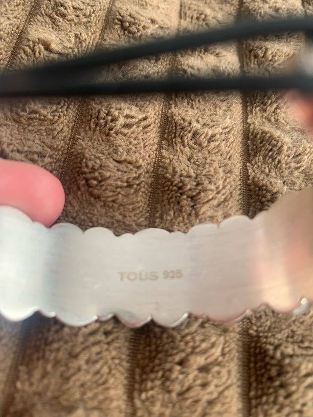 Pulsera Tous Plata Rígida Ositos