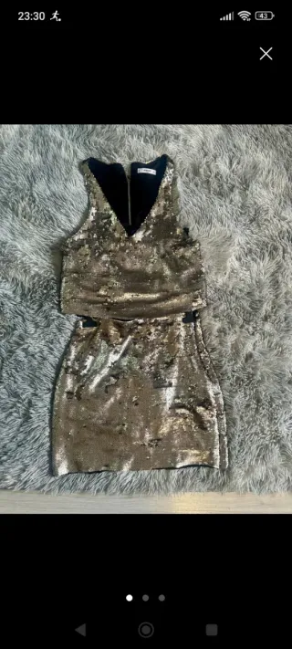 Conjunto Mango fiesta lentejuelas