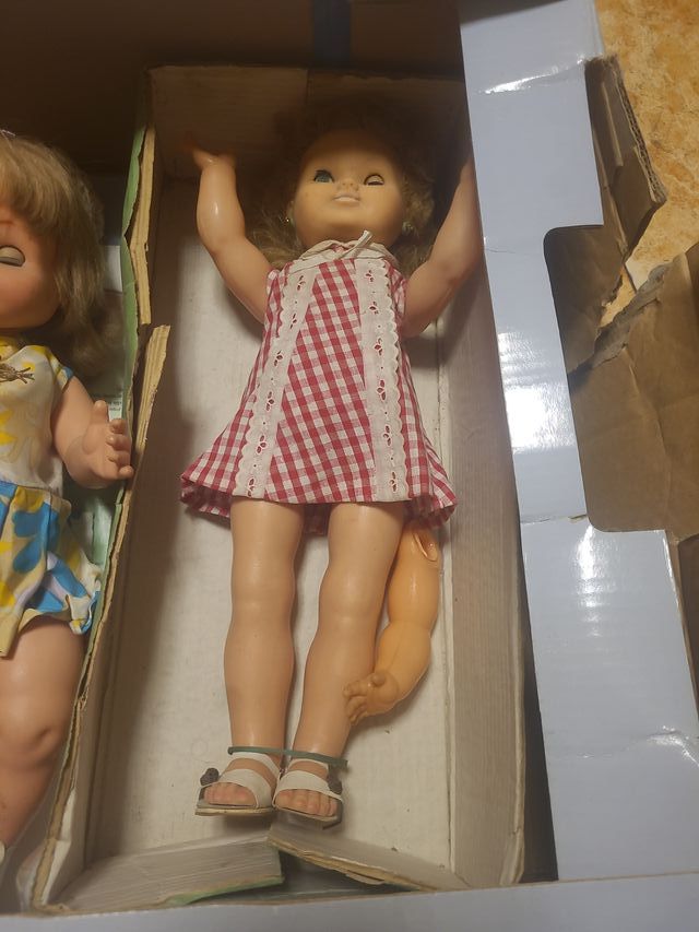 Lote de  muñecas antiguas