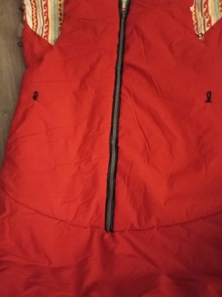 Saco invierno silla bebé rojo