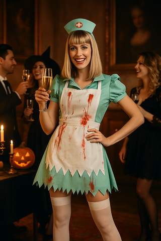 Disfraz Mujer Esqueleto Halloween Talla XS/S