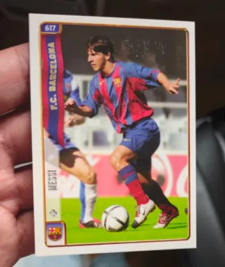 Cromo Messi Rookie Mundicromo 617 FC Barcelona