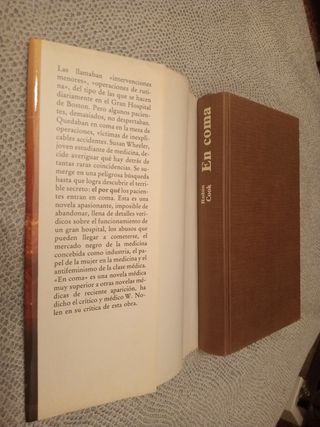"En coma"-Robin Cook-2€+regalo