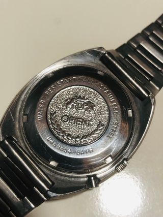 Reloj Orient automático verde vintage 70’s raro