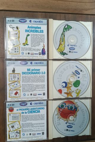 Pack 3 Juegos PC Infantil Caprabo Danone