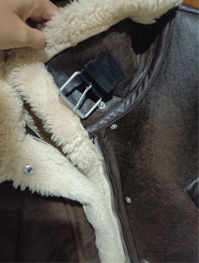 Chaqueta borrego Zara viral