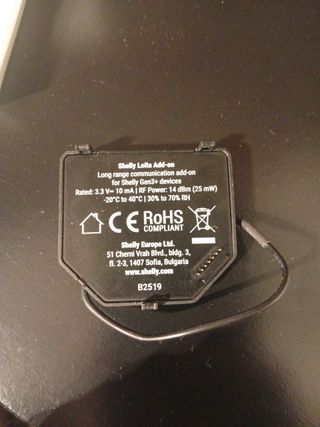 Shelly LoRa Add-on Pack 2