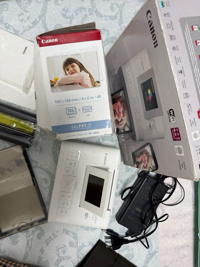 Impresora Fotos Canon Selphy CP1200 Blanca