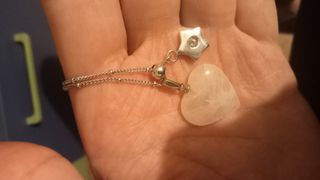 Collar de plata
Corazón y Estrella con Diamante