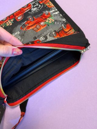 Pochette/Borsa per laptop con stampa auto vintage