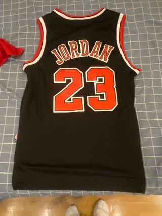 Camiseta Nike NBA Chicago Bulls 23 Negra Talla S