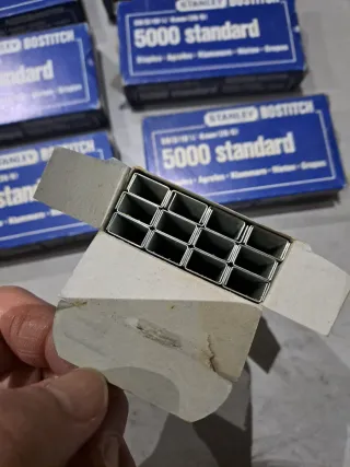 Lote 7 Cajas Grapas Stanley Bostitch 6mm