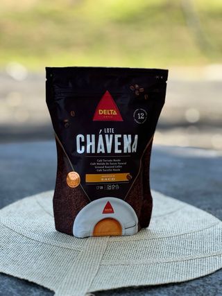 Café Delta Lote Chavena Moagem Saco e espresso cup