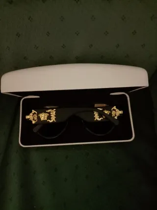 Gafas de sol Versace Hombre Negro/Dorado