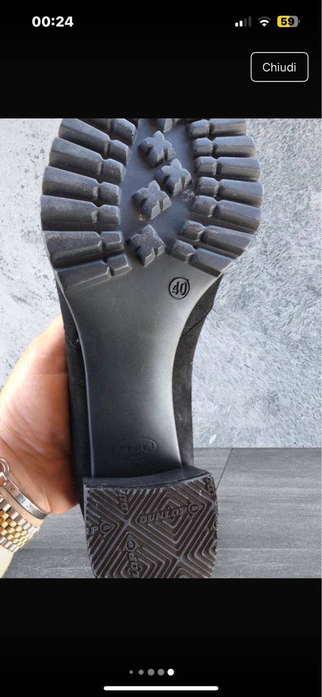 Scarpe donna tacco nero