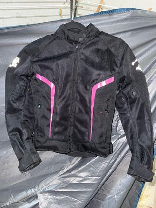 Chaqueta Belar Mujer Negra y Rosa