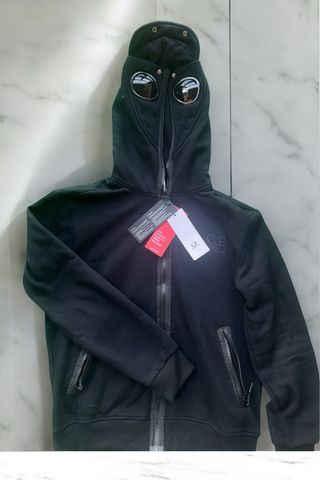 Sudadera CP Company Negra con Gafas