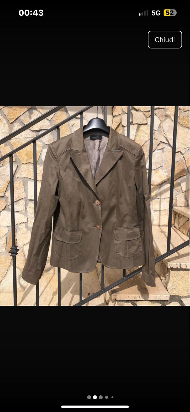 Giacca donna verde oliva