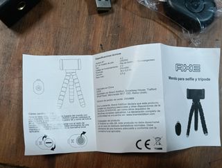 Palo de selfie con mando + trípode con mando