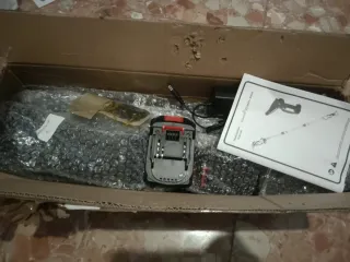 Motosierra con alargador