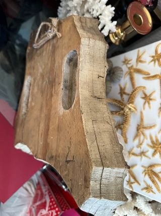 Plancha de impresión madera sello antiguo