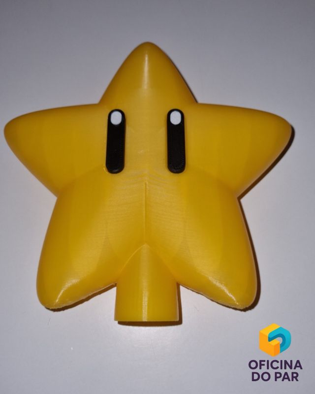 Estrela Super Mário Amarela
