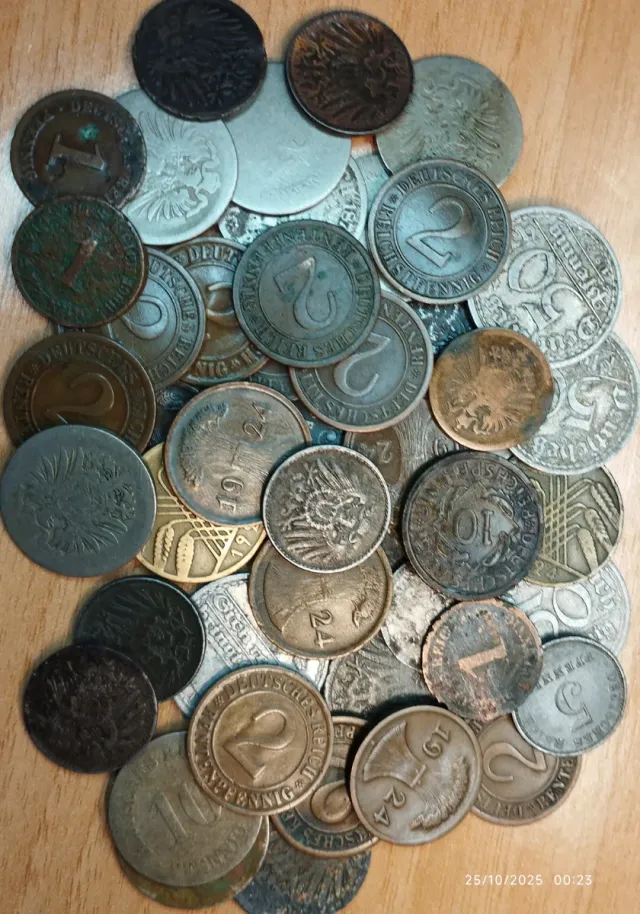 Monedas III Reich, Weimar, II Reich, RFA,RDA.