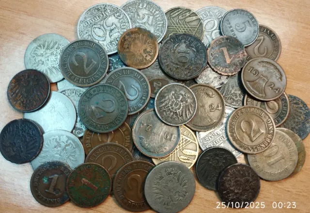 Monedas III Reich, Weimar, II Reich, RFA,RDA.