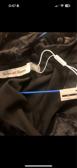 Vestido Velvet Seda Pedro del Hierro Talla XS