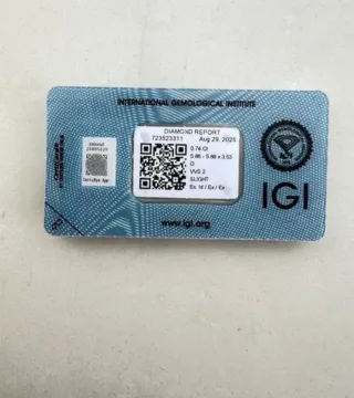 Diamante Natural 0.74ct IGI