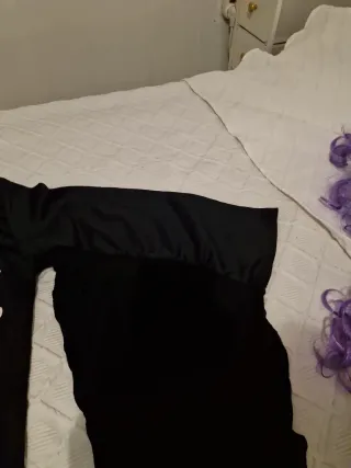 Disfraz esqueleto alas y flecos