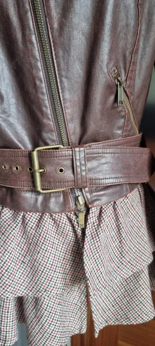 Cazadora Biker Preppy Desmontable