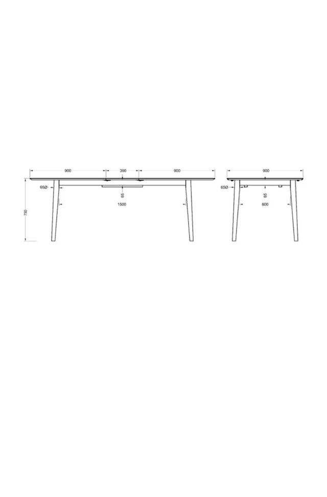 Mesa comedor de madera extensible El Corte Inglés