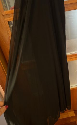 Vestido largo negro invitada boda