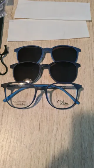 Gafas Clark Eye graduadas y clip solar