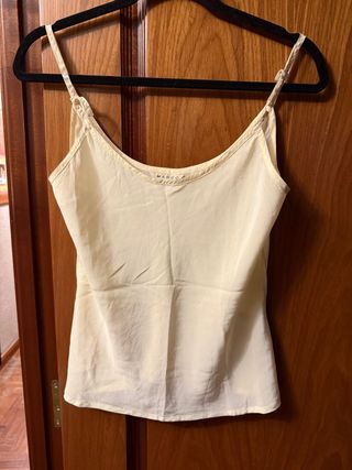 Top Mango Seda Beige