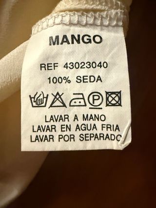 Top Mango Seda Beige