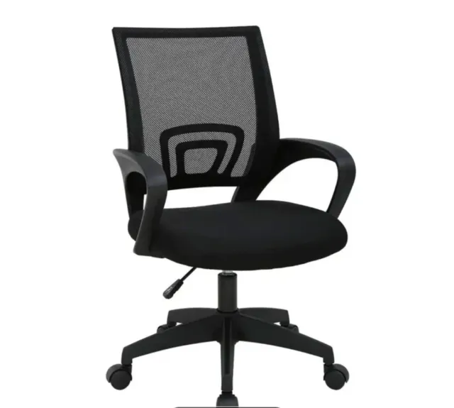 Silla de oficina ergonómica DASCK de malla negra