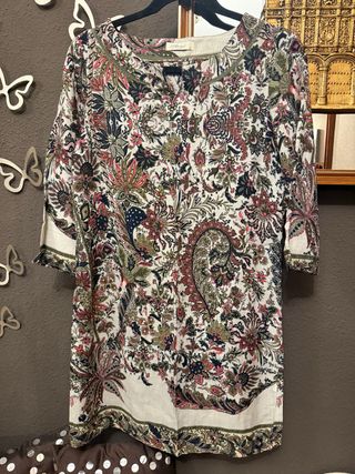 Vestido estampado floral