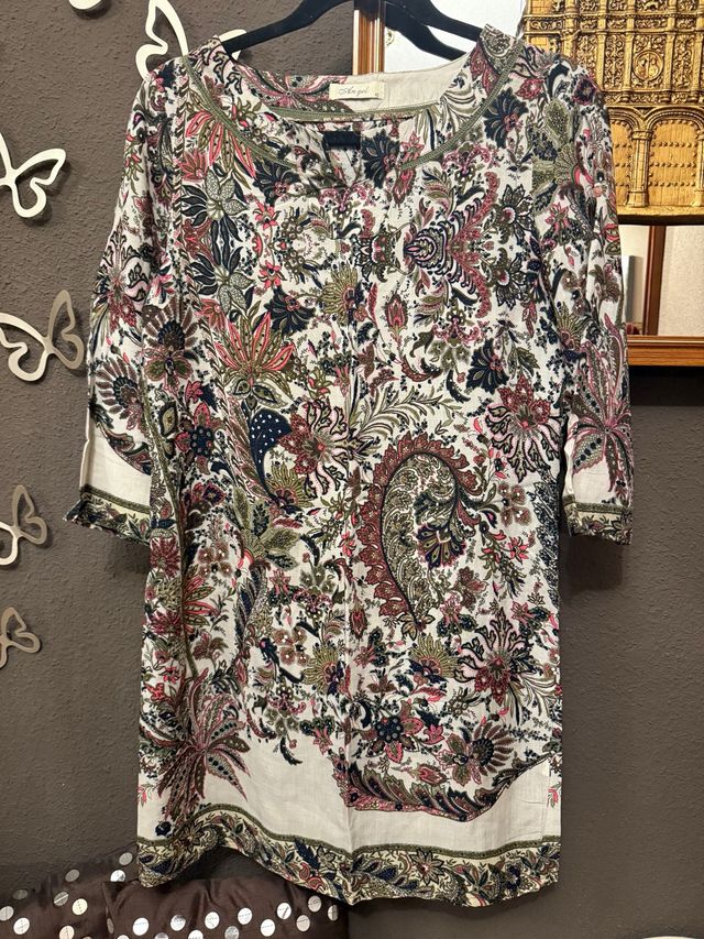 Vestido estampado floral