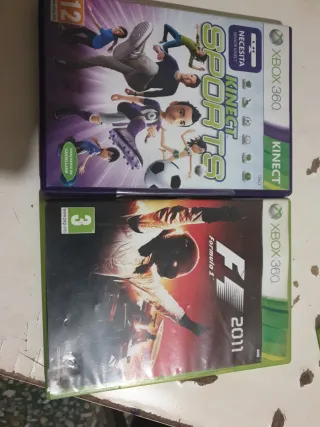 Xbox 360 Kinect Sports y F1 2011