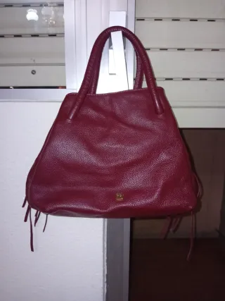 Bolso Purificación García Rojo Piel