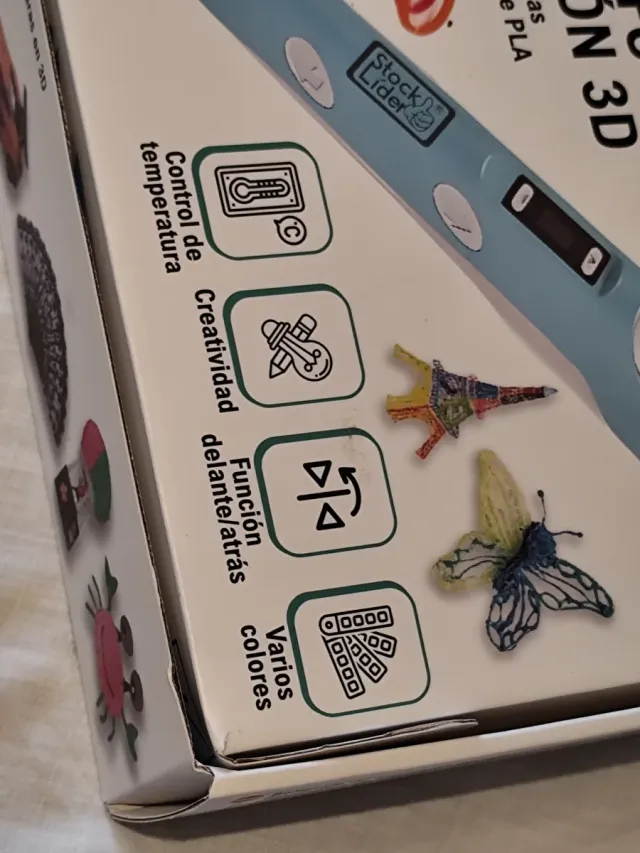 Bolígrafo 3D NUEVO con accesorios y filamentos