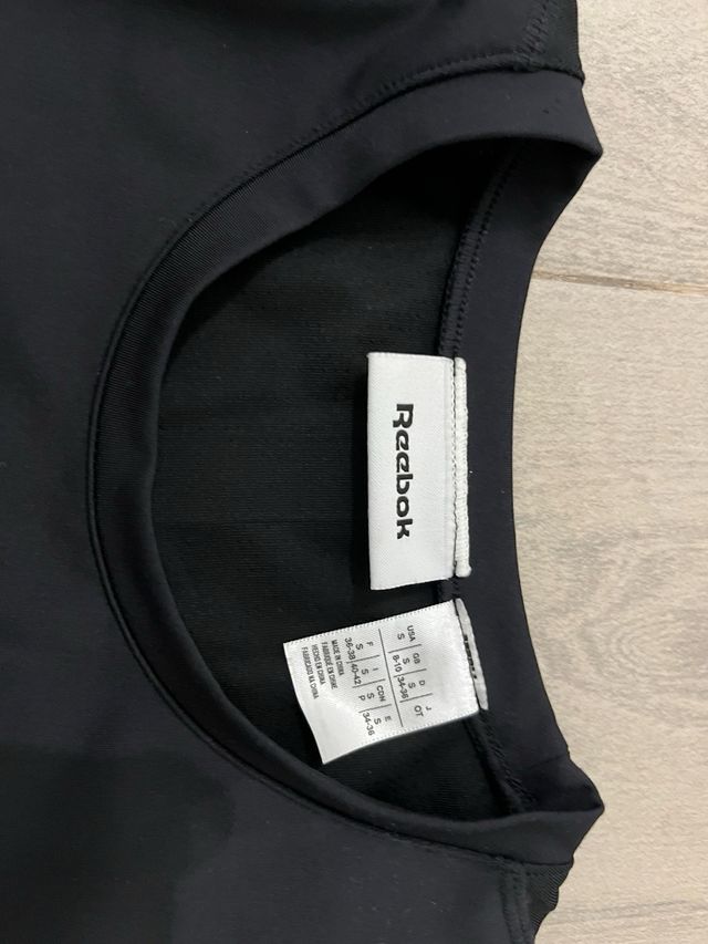 Maglia sportiva Reebok nera