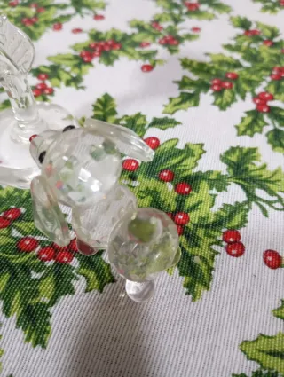 Figuras de cristal decorativas