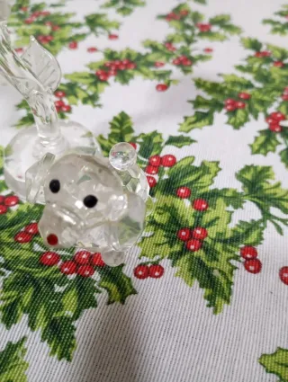 Figuras de cristal decorativas