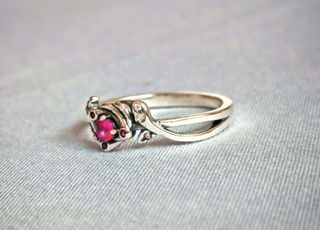 Anillo Rosa Bella y Bestia