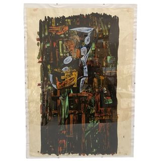 Pintura abstracta de Tino Calabuig